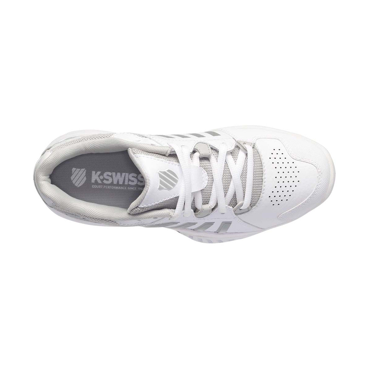 K-Swiss Receiver V Woman White / Gray Shoes – 4