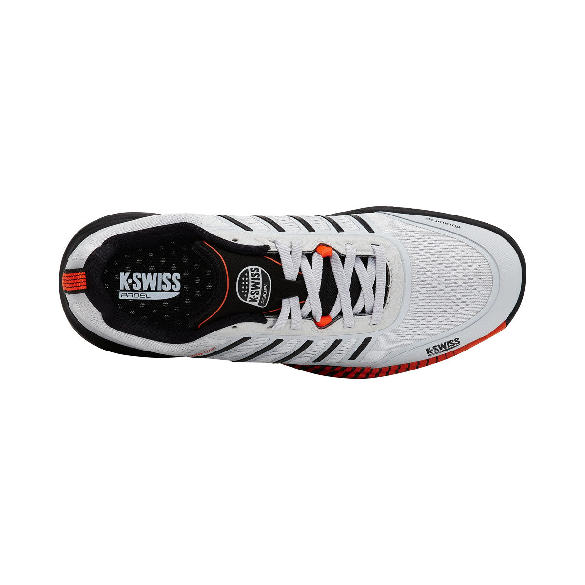 K-Swiss Ultra Court Padel Shoes Gray / Black / Red – 4
