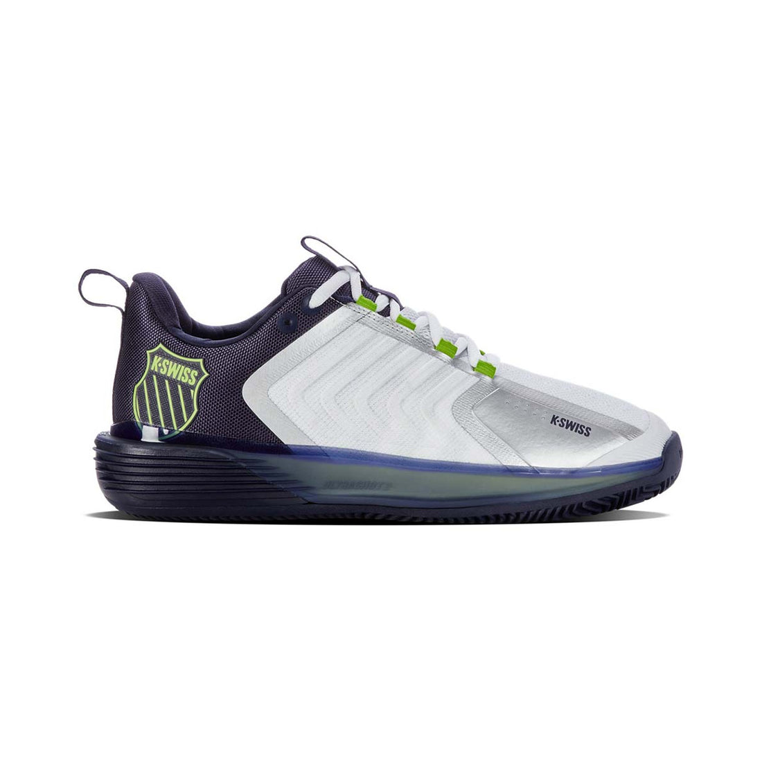 K-Swiss Ultrashot 3 HB White / Blue Grey Shoes