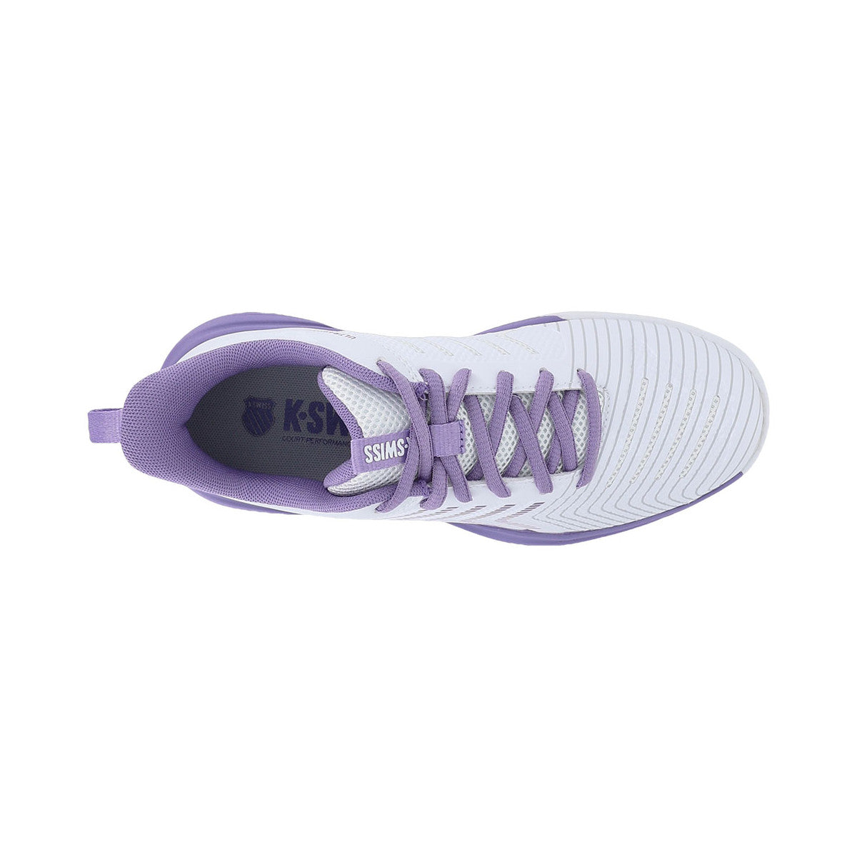 K-Swiss Ultrashot Light Shoes Woman White / Purple – 2