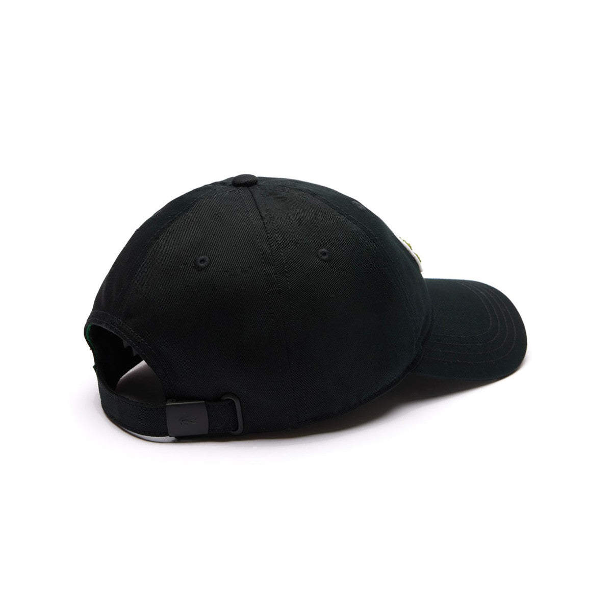 Lacoste Black Cotton Twill Cap – 2
