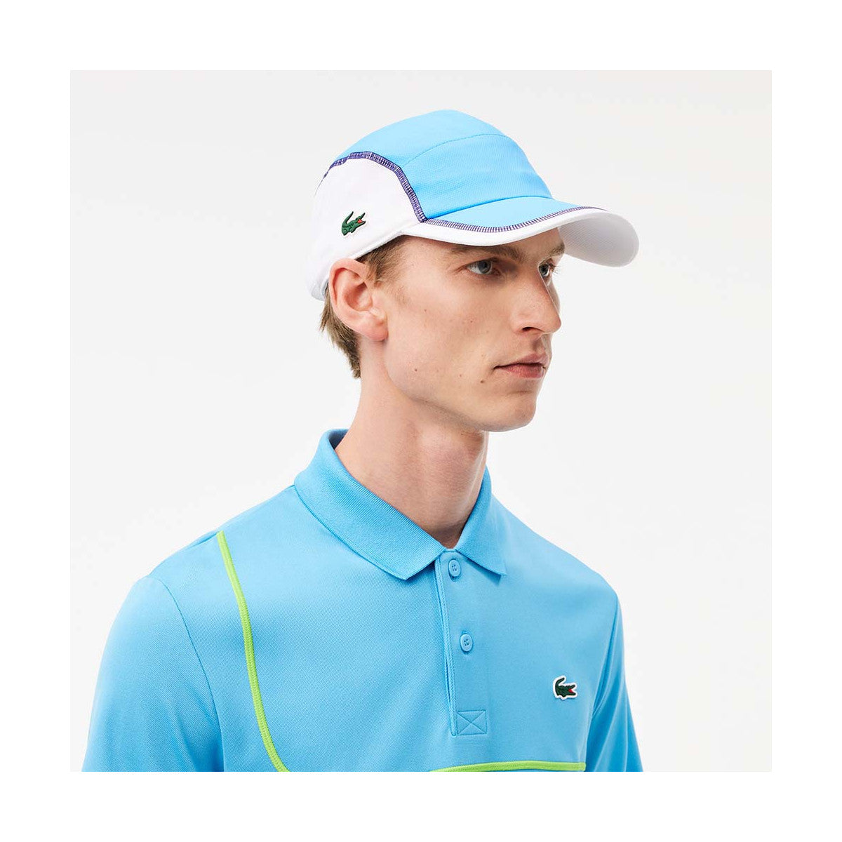 Lacoste Color-Block Cap Blue / White – 4