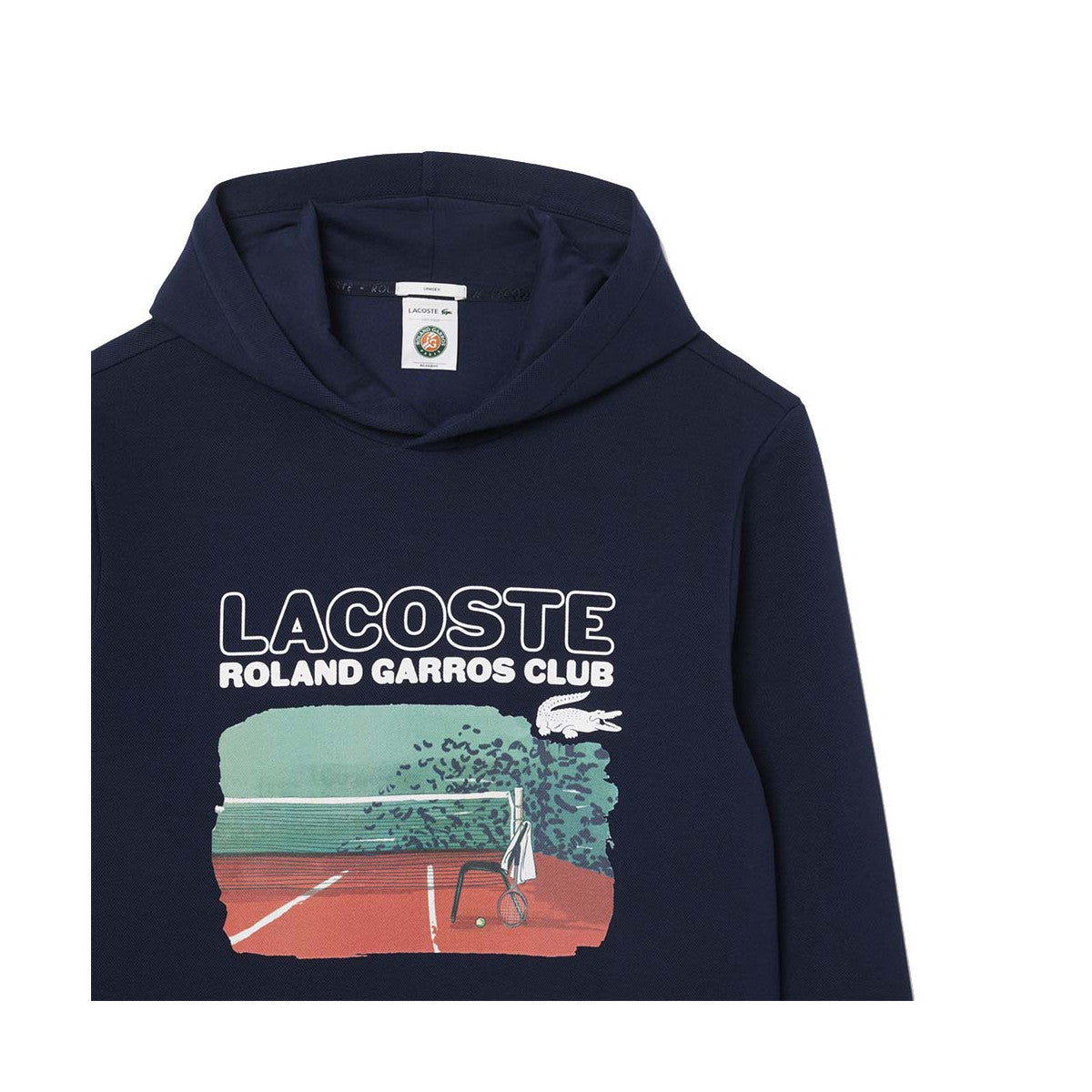 Lacoste Roland Garros Club Navy blue Hoodie – 5