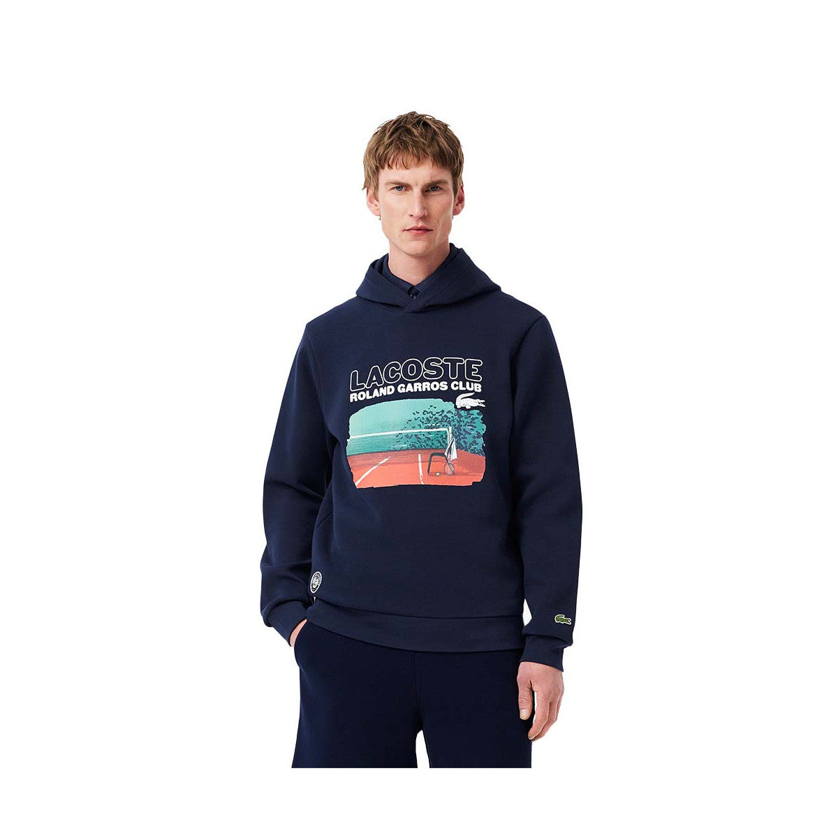 Lacoste Roland Garros Club Navy blue Hoodie – 3