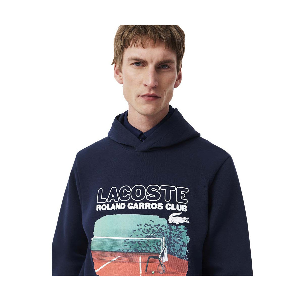 Lacoste Roland Garros Club Navy blue Hoodie – 4