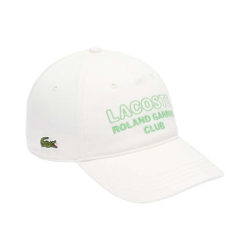 Lacoste Roland Garros Club white Cap