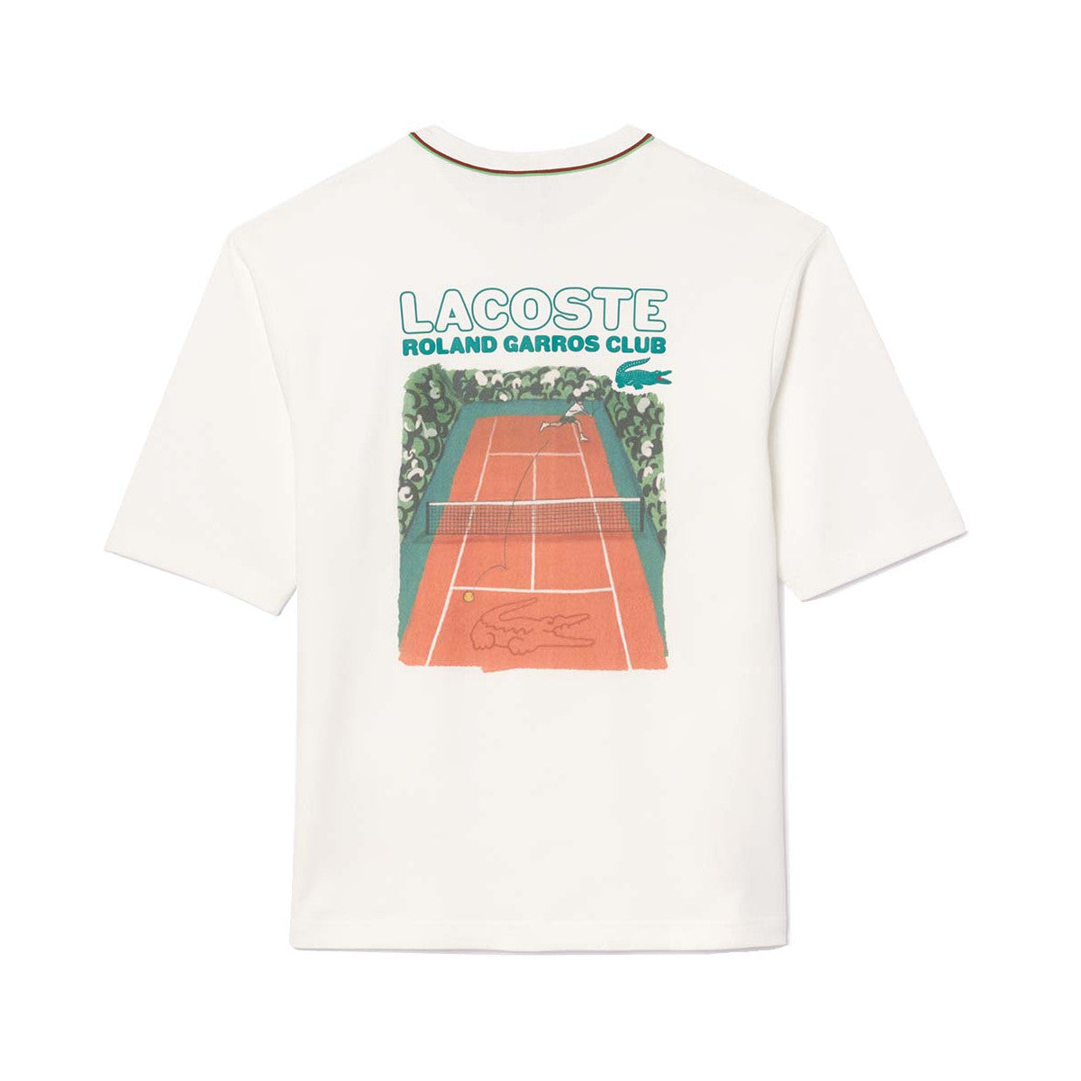 Lacoste Roland Garros Cotton T-Shirt White – 2