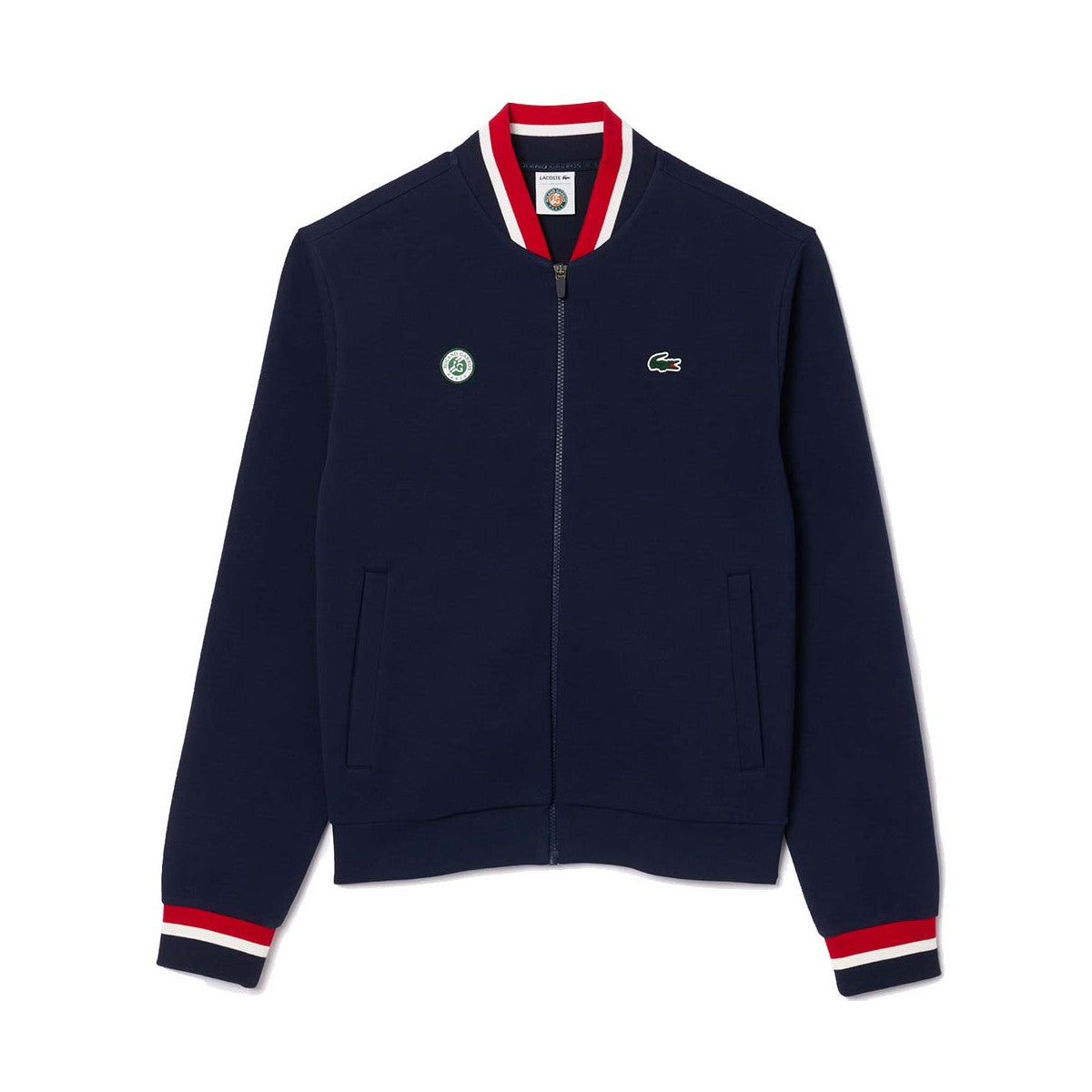 Lacoste Roland Garros Navy Blue Zip-Up Jacket