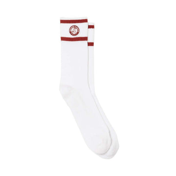 Lacoste Roland Garros White / Brown Socks