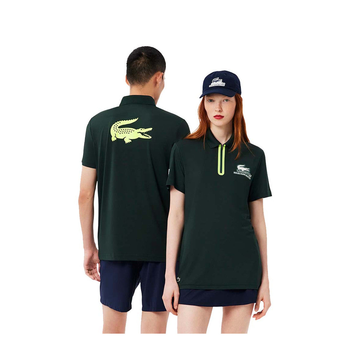 Lacoste Rolex Paris Masters Green Pick-Up Polo Shirt – 3