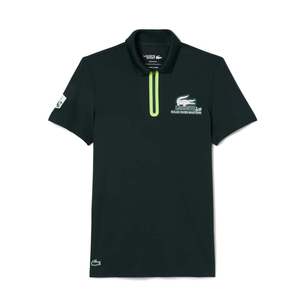 Lacoste Rolex Paris Masters Green Pick-Up Polo Shirt