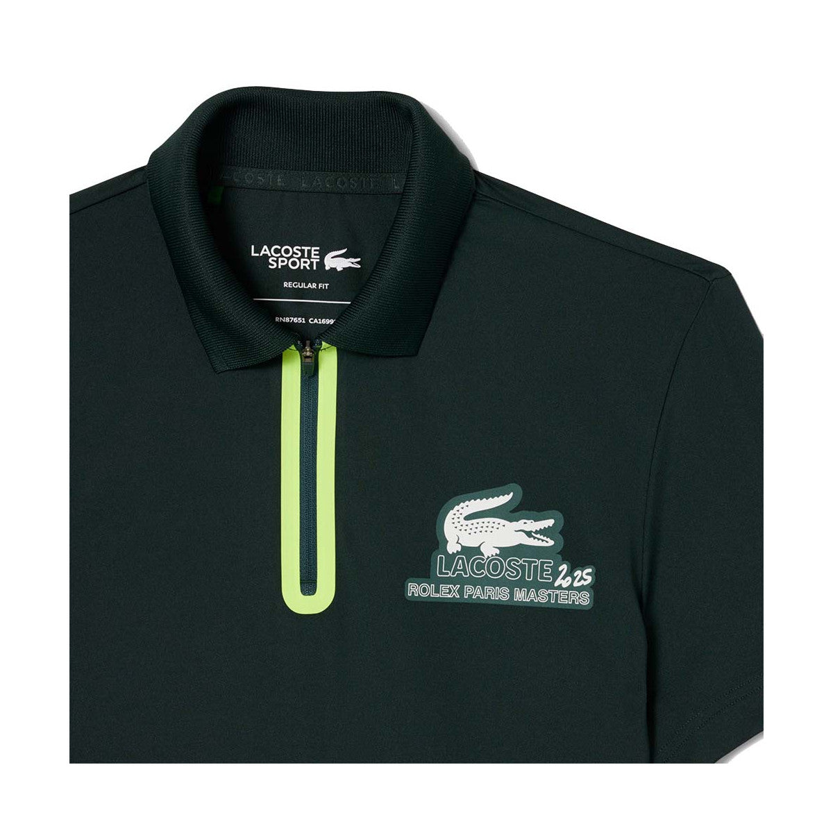 Lacoste Rolex Paris Masters Green Pick-Up Polo Shirt – 6