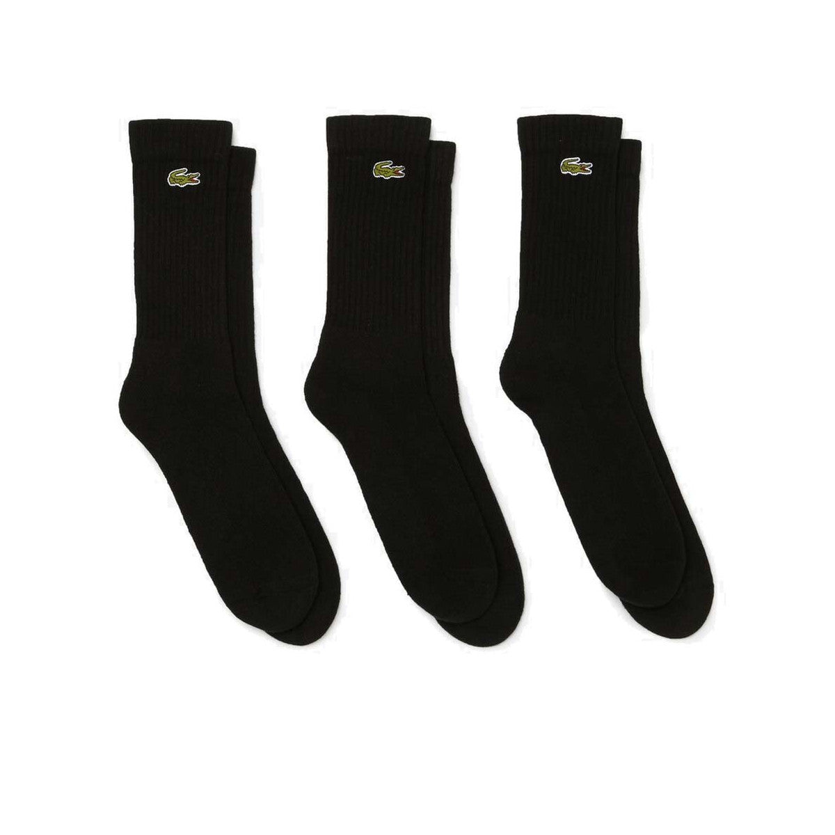 Lacoste Sport Black Socks x 3