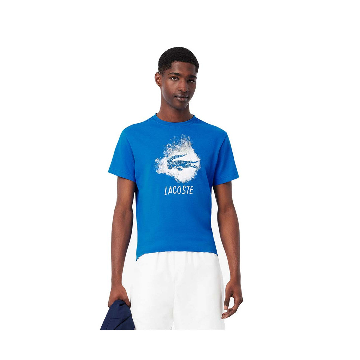 Lacoste Sport Graphic Blue T-Shirt – 3