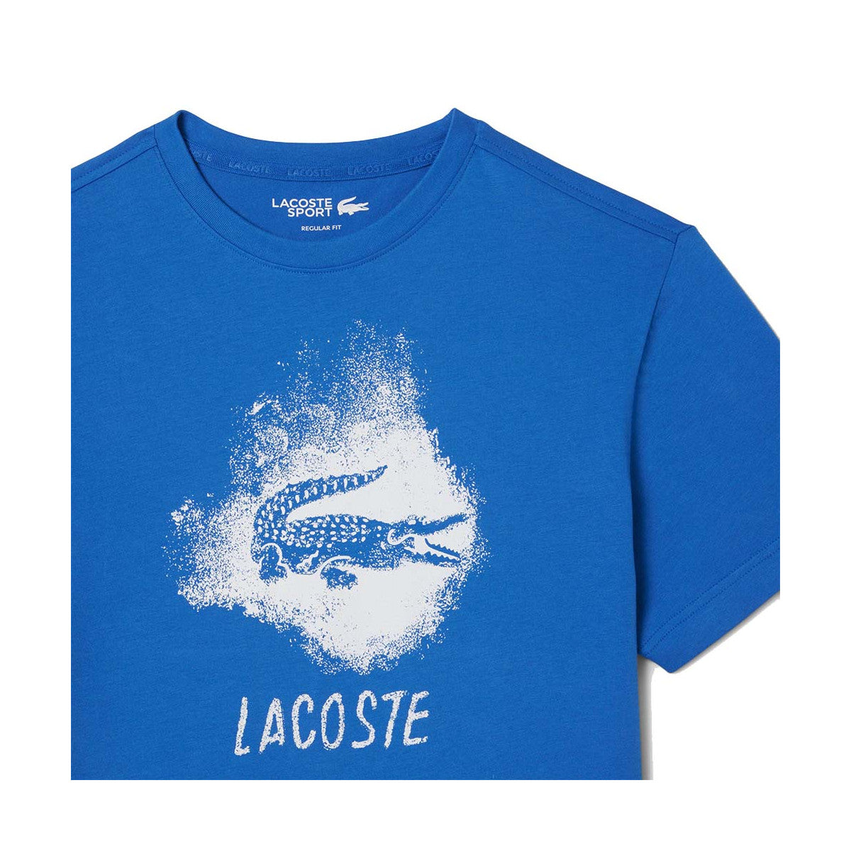 Lacoste Sport Graphic Blue T-Shirt – 5