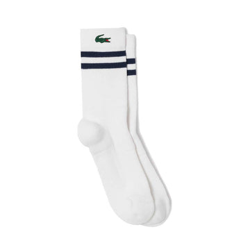 Lacoste Sport Jersey White Socks