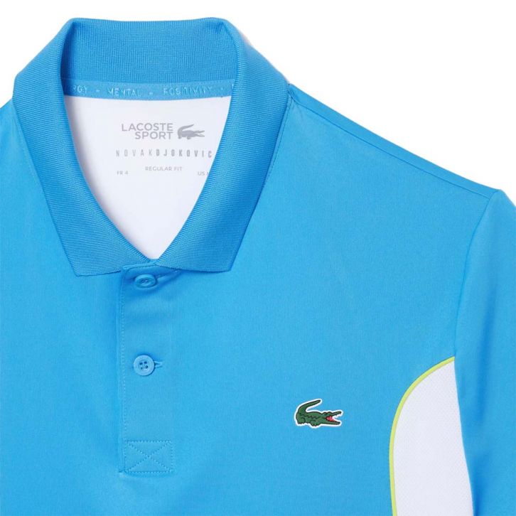 LACOSTE SPORT NEW YORK NOVAK ĐOKOVIC BLUE / WHITE POLO