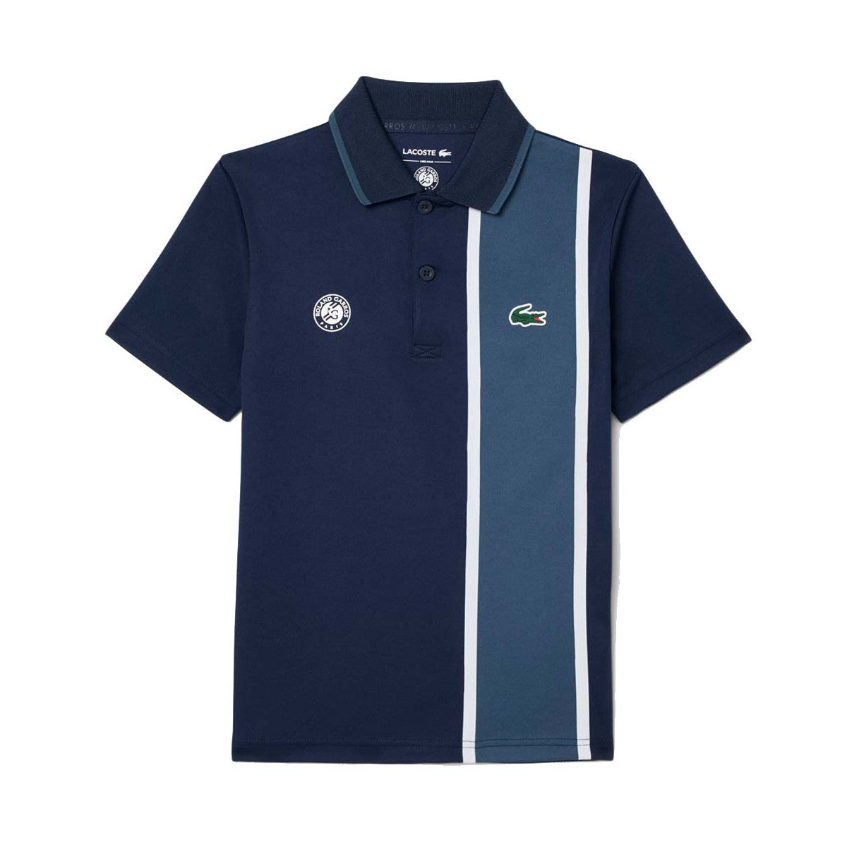 Lacoste Sport Roland Garros Junior Navy Blue polo