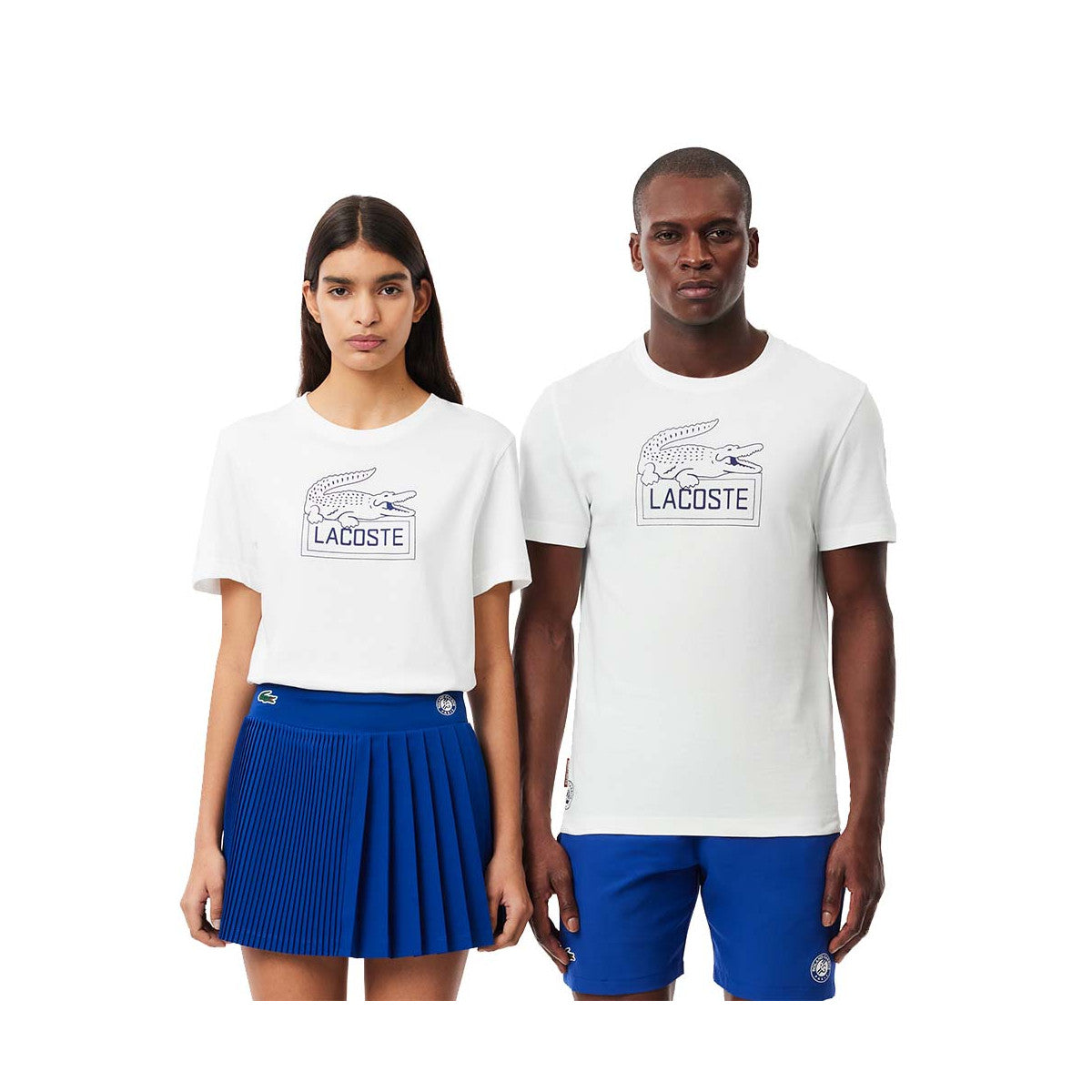 Lacoste Sport Roland Garros Unisex White T-Shirt – 2