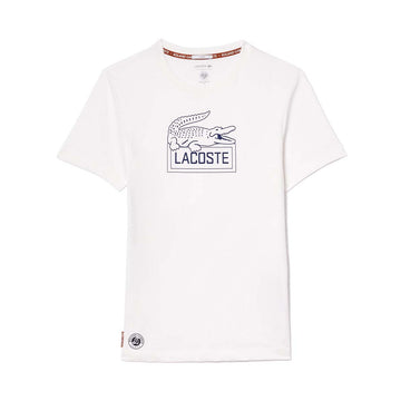 Lacoste Sport Roland Garros Unisex White T-Shirt