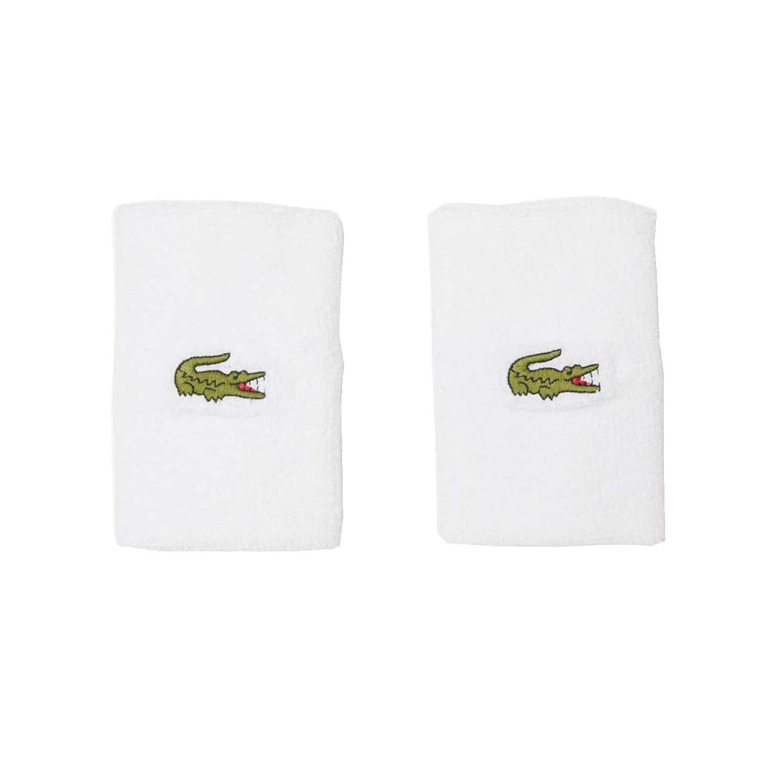 Lacoste Sport White Wristbands