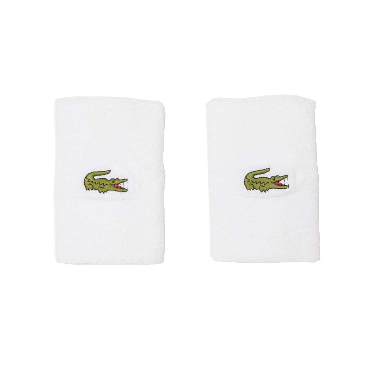 Lacoste Sport White Wristbands