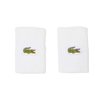 Lacoste Sport White Wristbands