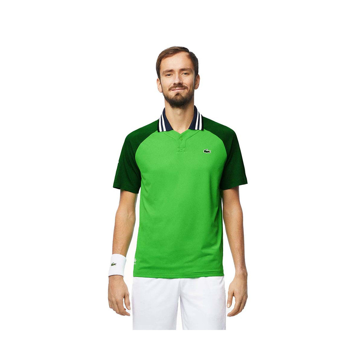 Lacoste Tennis Melbourne Daniil Medvedev Green polo – 3