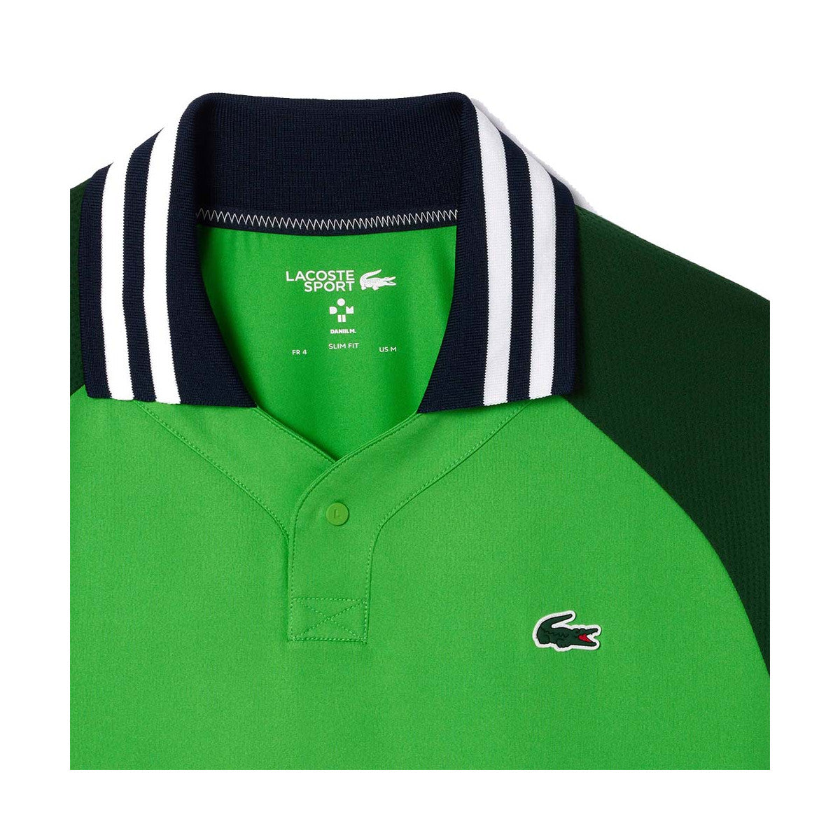 Lacoste Tennis Melbourne Daniil Medvedev Green polo – 4