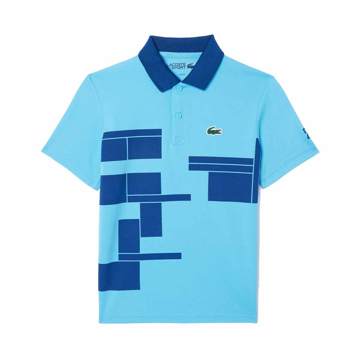 Lacoste Tennis Novak Djokovic Junior Blue polo