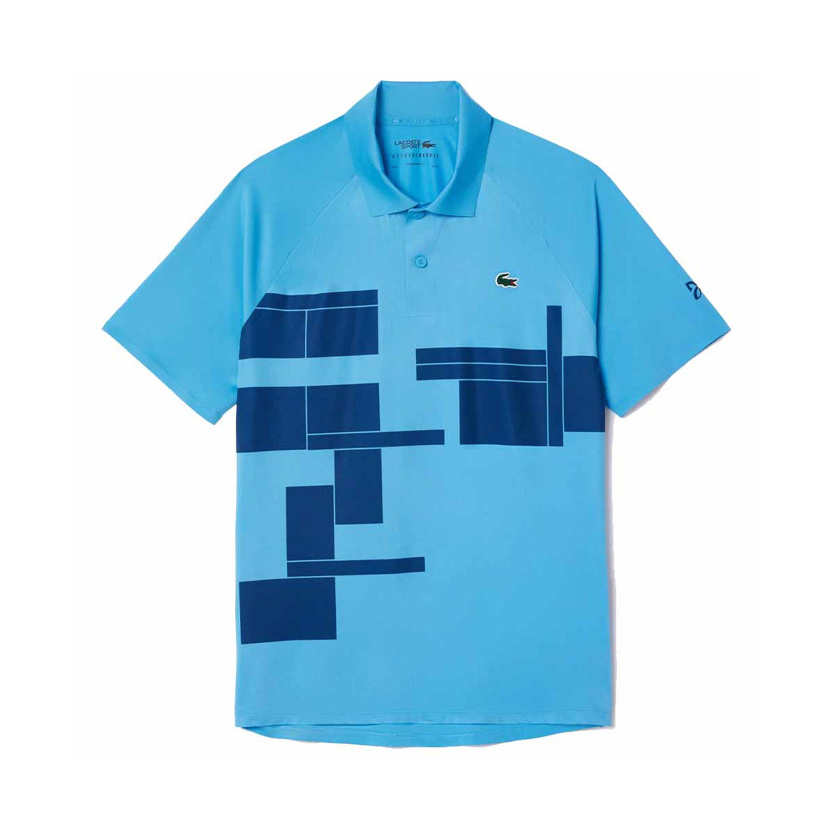 Lacoste Tennis Novak Djokovic Player Blue / Navy Polo