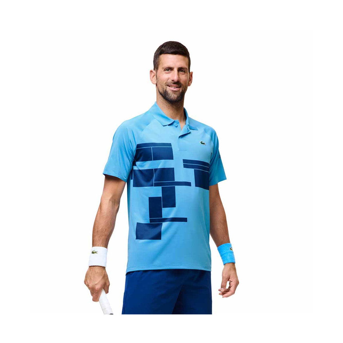 Lacoste Tennis Novak Djokovic Player Blue / Navy Polo – 6