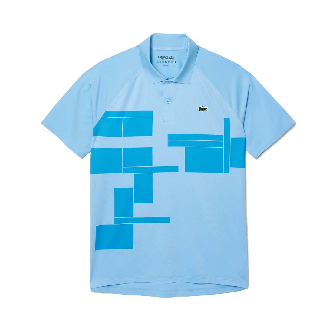 Lacoste Tennis Novak Djokovic Player Blue Polo