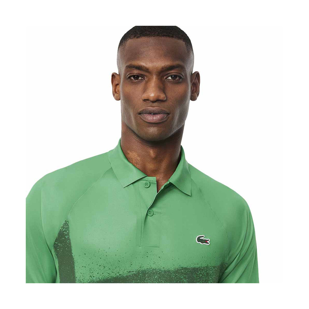 Lacoste Tennis Novak Djokovic Player Green / White Polo – 6