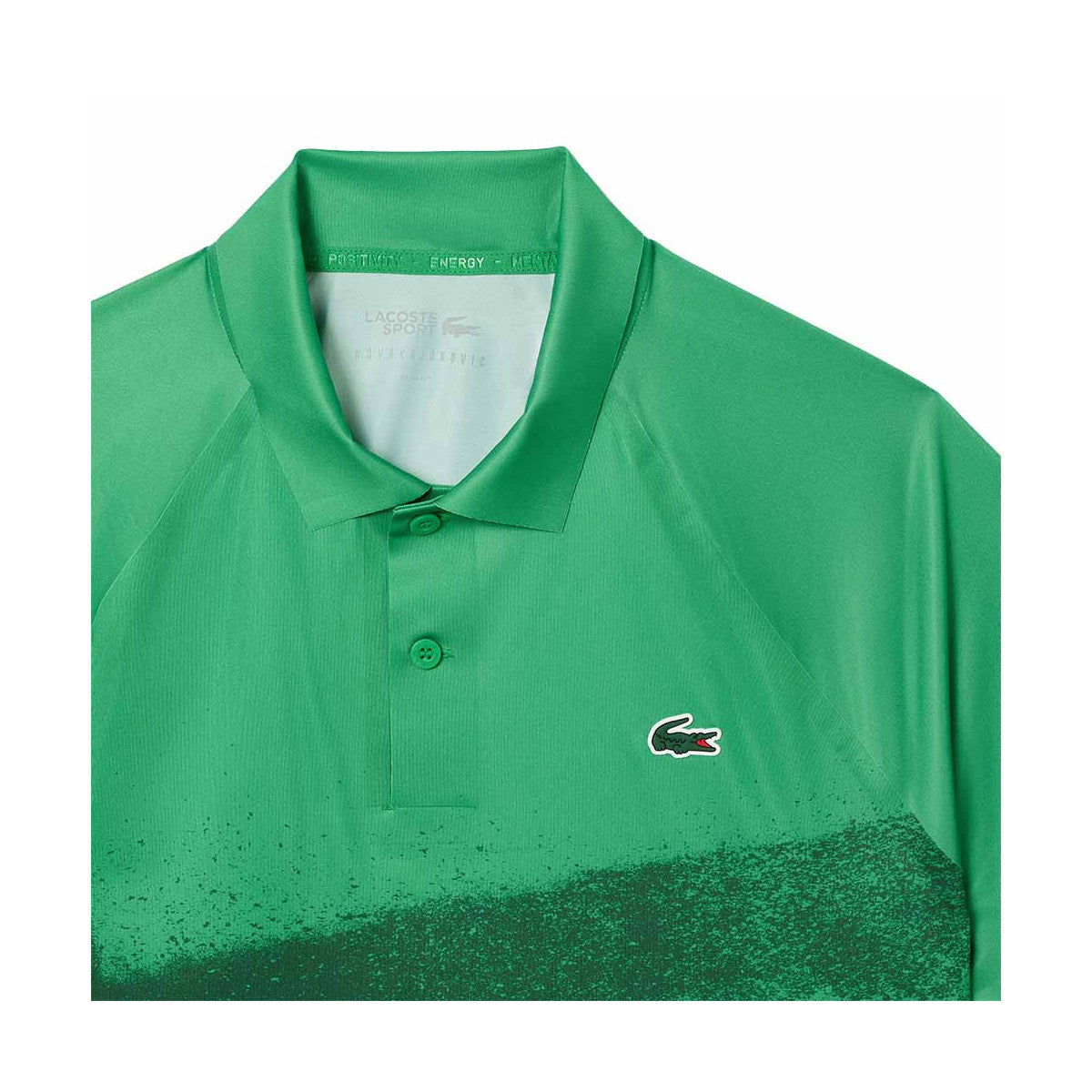 Lacoste Tennis Novak Djokovic Player Green / White Polo – 5