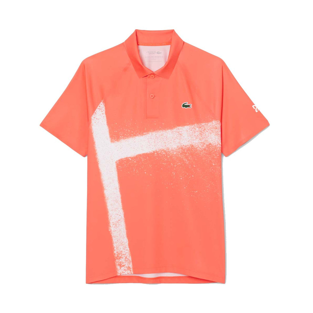 Lacoste Tennis Novak Djokovic Player Polo Shirt Red / White