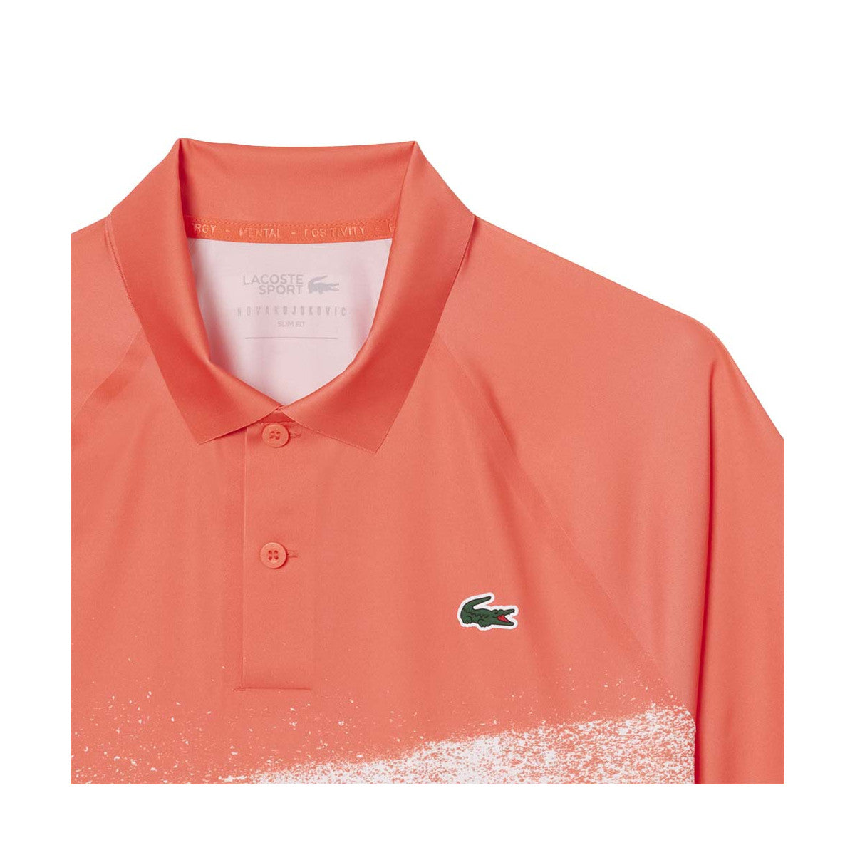 Lacoste Tennis Novak Djokovic Player Polo Shirt Red / White – 4