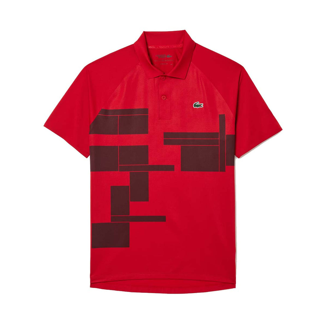 Lacoste Tennis Novak Djokovic Player Red Polo