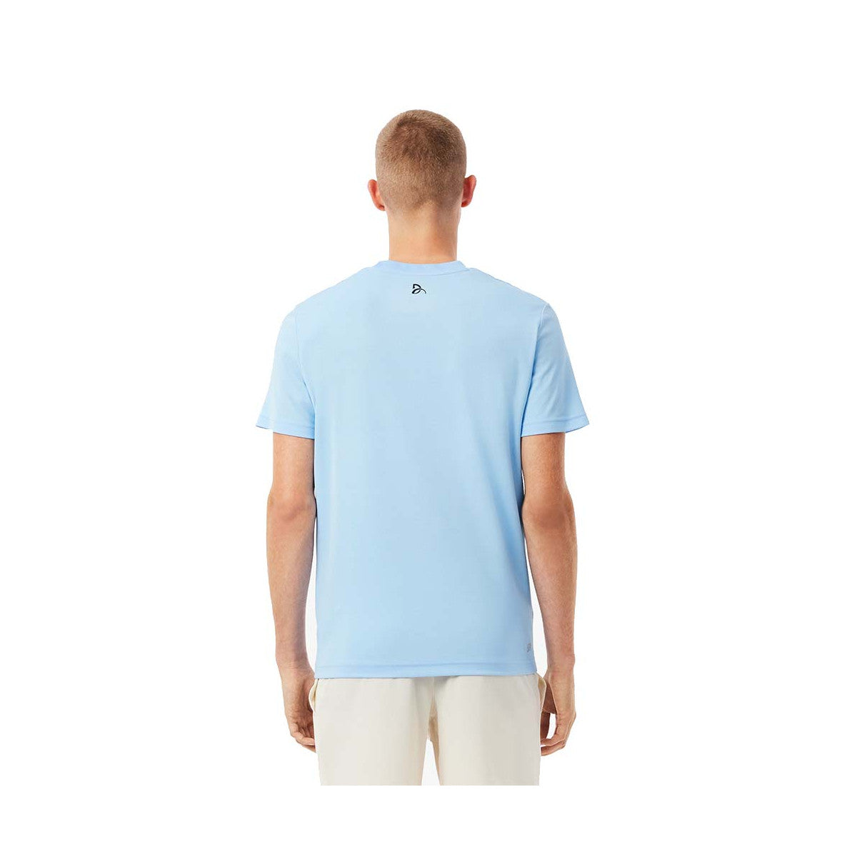 Lacoste Tennis Novak Djokovic Ultra Dry Printed Light blue T-shirt – 4