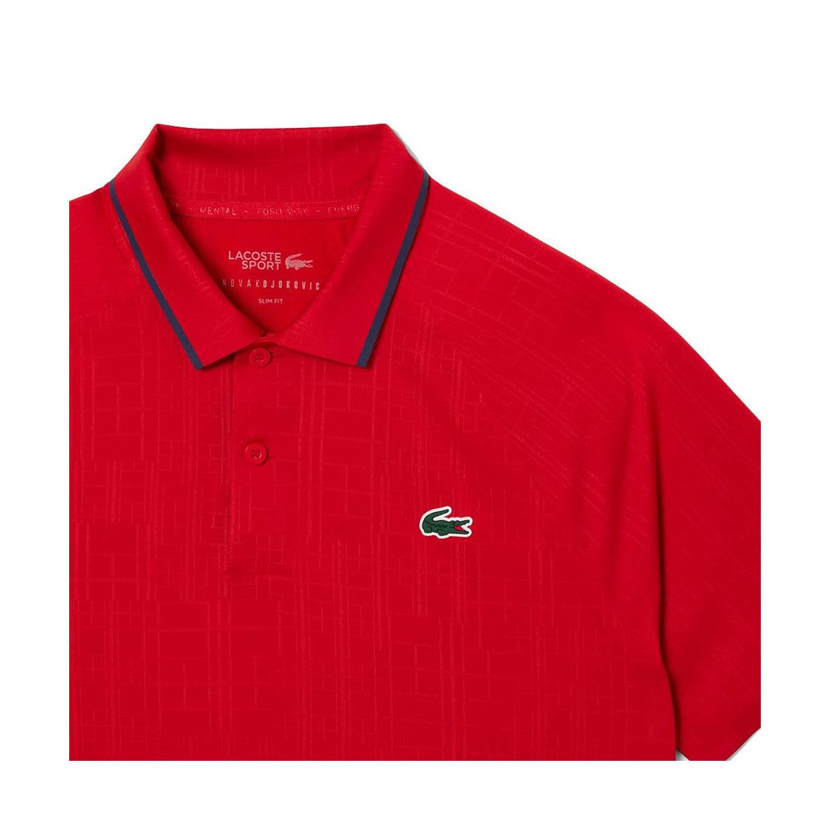 Lacoste Tennis Polo Novak Djokovic On Court Red – 6