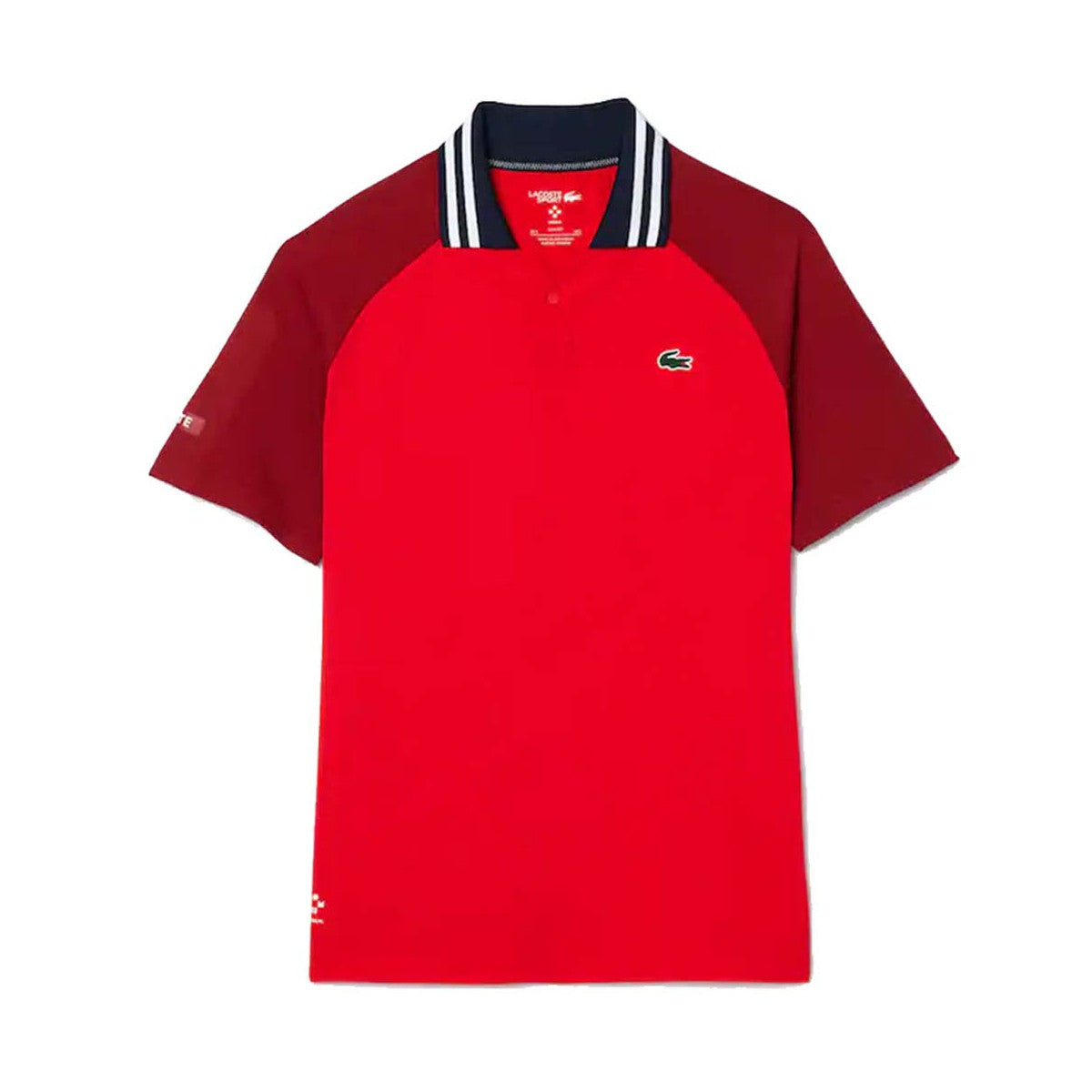 Lacoste Tennis x Daniil Medvedev Red / Burgundy polo