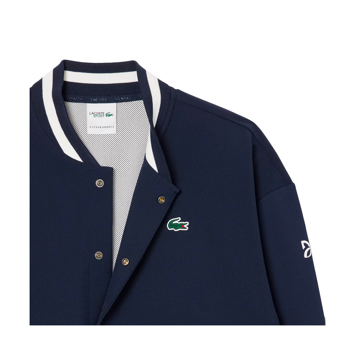 Lacoste Tennis x Novak Djokovic Navy Blue / White Jacket – 3