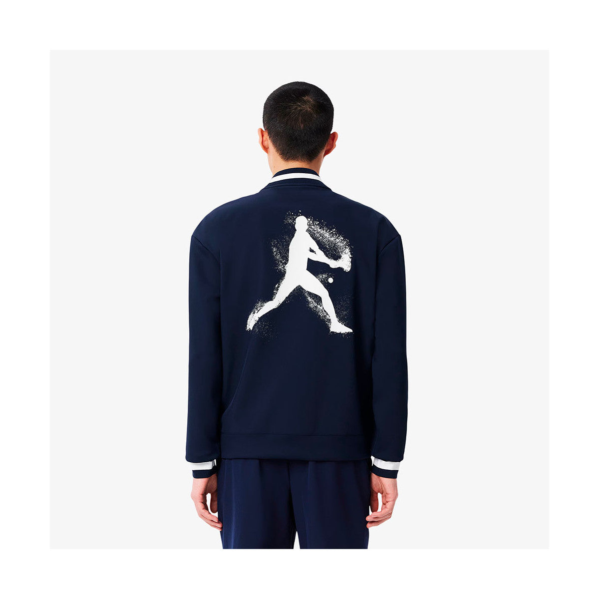 Lacoste Tennis x Novak Djokovic Navy Blue / White Jacket – 8