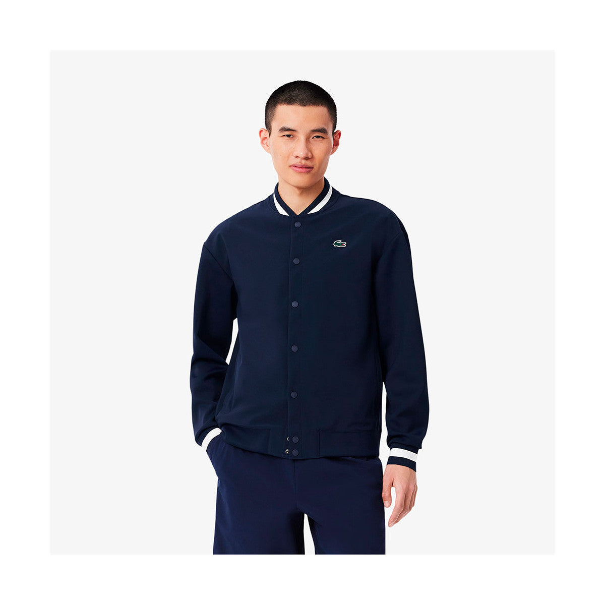 Lacoste Tennis x Novak Djokovic Navy Blue / White Jacket – 5