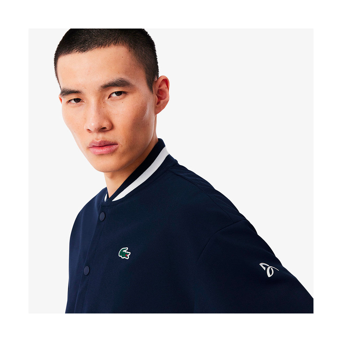 Lacoste Tennis x Novak Djokovic Navy Blue / White Jacket – 7