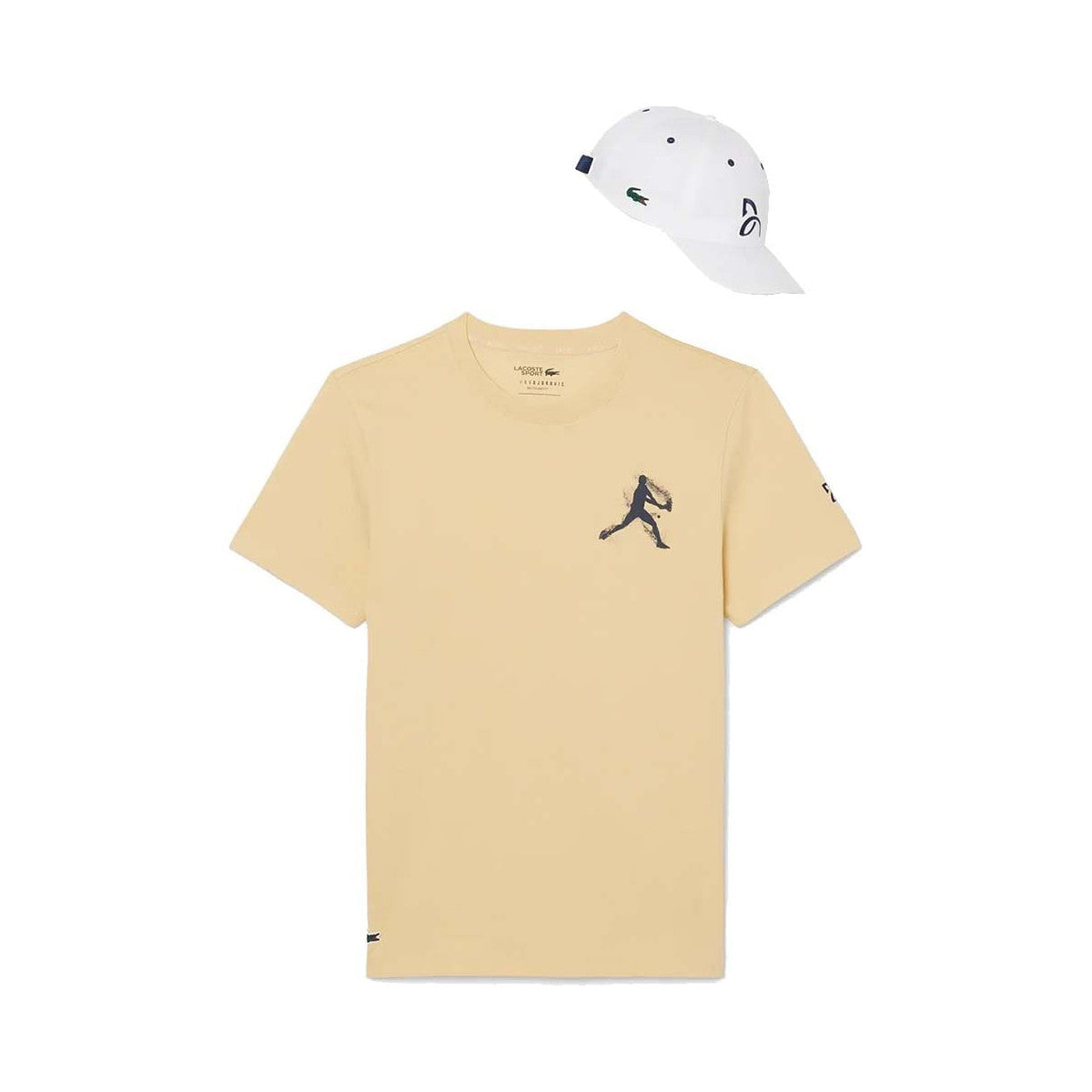 Lacoste Tennis x Novak Djokovic T-Shirt + Cap Pack Yellow