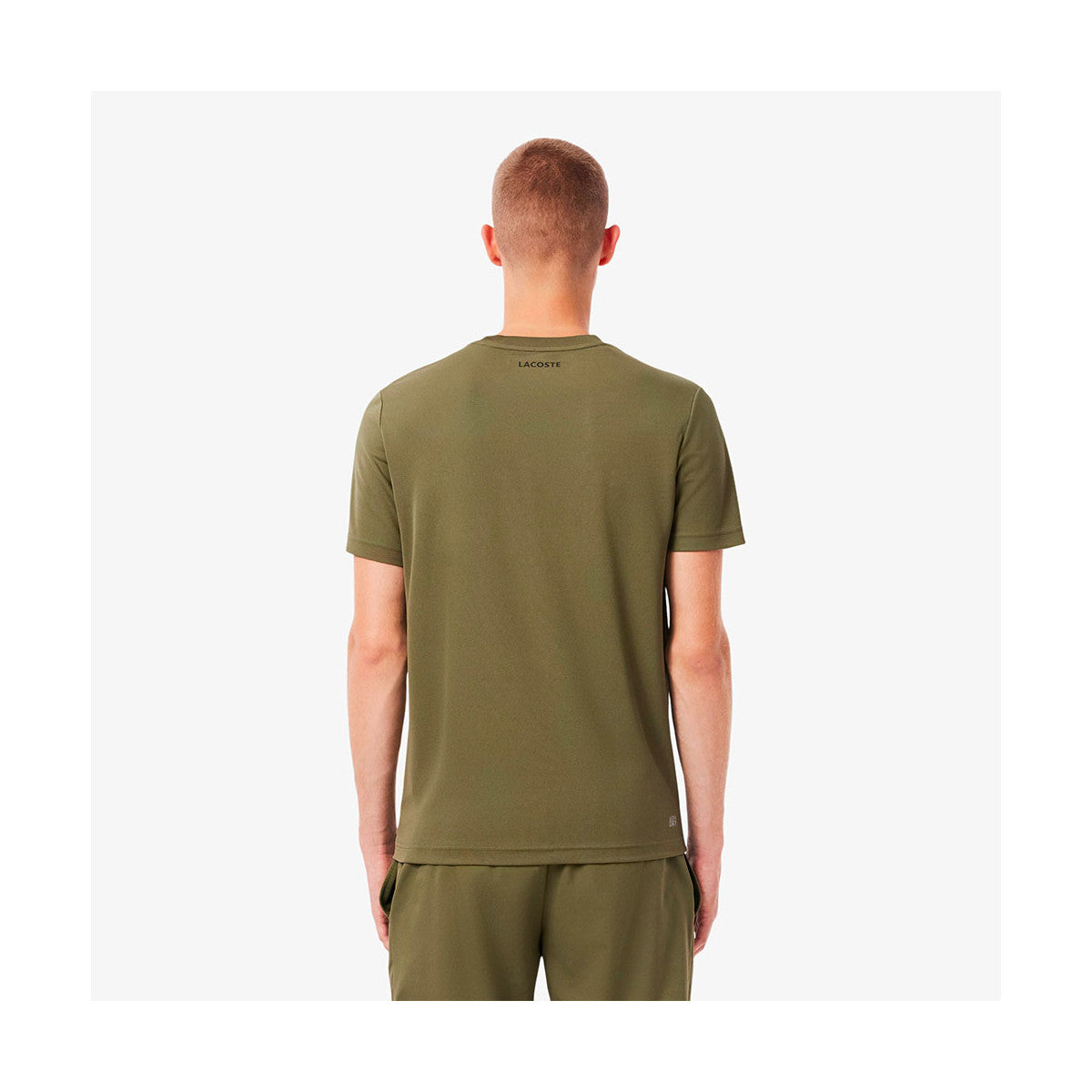 Lacoste Ultra Dry Printed Khaki T-shirt – 7