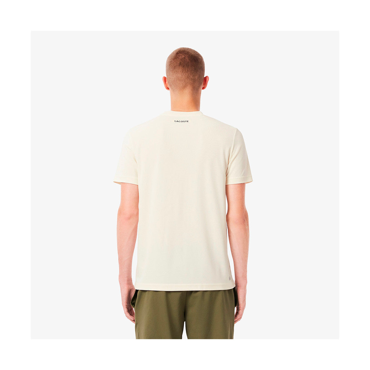 Lacoste Ultra Dry Printed White Ecru T-shirt – 7