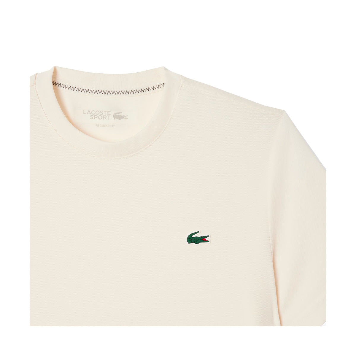Lacoste Ultra Dry Printed White Ecru T-shirt – 2