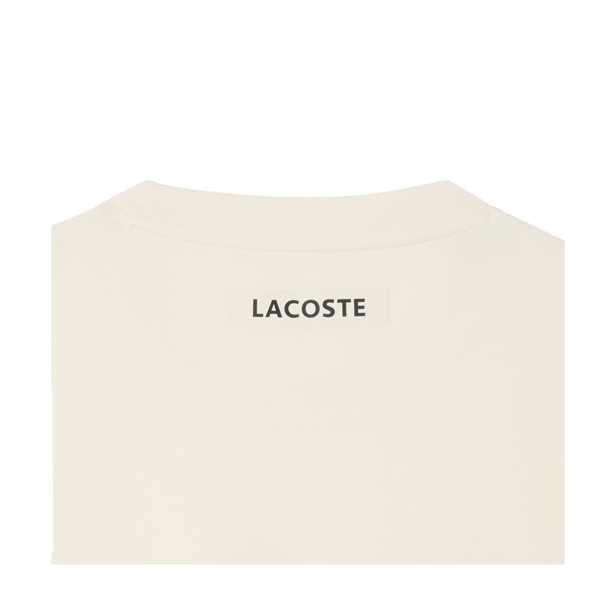 Lacoste Ultra Dry Printed White Ecru T-shirt – 4
